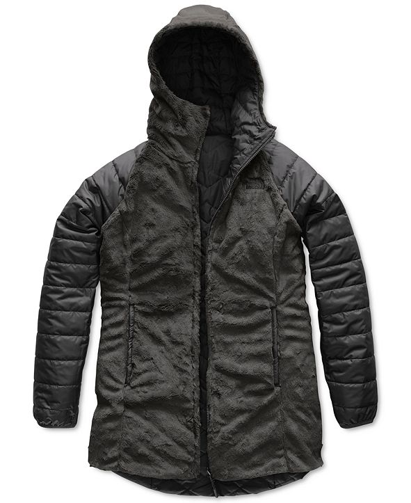the north face women's mossbud reversible fleece parka