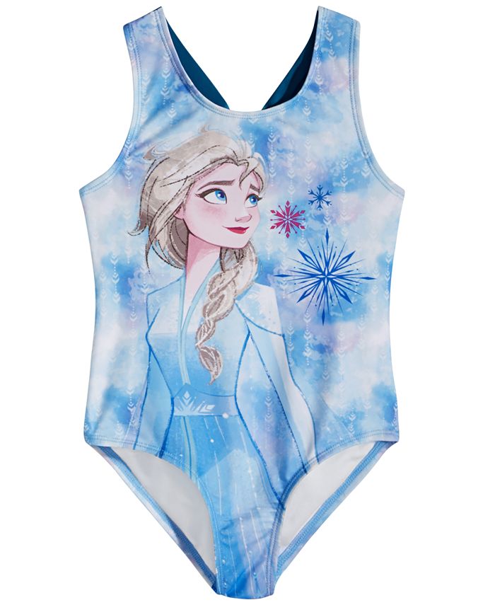 Dreamwave Little Girls 1-Pc. Frozen Elsa Swimsuit & Reviews - Swimwear ...