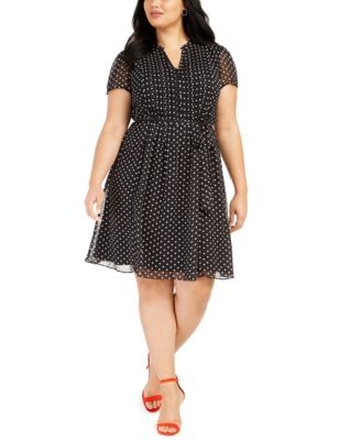 msk polka dot dress