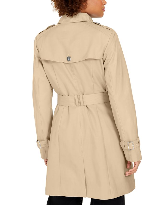 Cole Haan Hooded Belted Trench Coat & Reviews - Coats - Women - Macy's