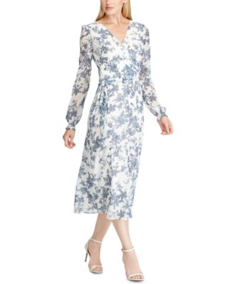 polo ralph lauren floral georgette dress