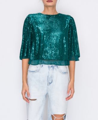 sequin tops online