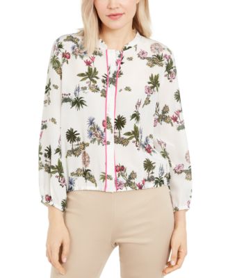 macys silk blouses