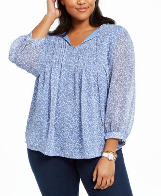 macy's plus size tommy hilfiger