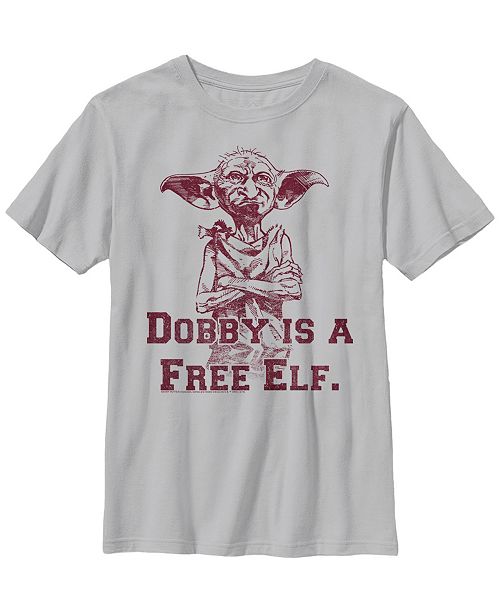Fifth Sun Harry Potter The Deathly Hallows Dobby Is A Free Elf Little And Big Boy Short Sleeve T Shirt Reviews Shirts Tops Kids Macy S