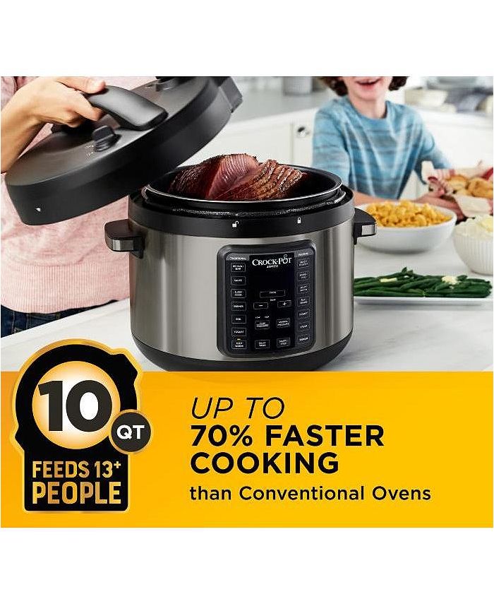 Crock-Pot 10-Qt. Express Crock Multi-Cooker with Easy Release Steam ...