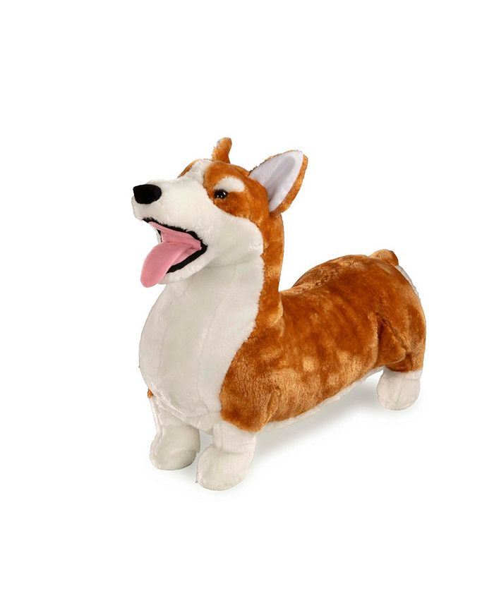 Melissa and Doug Melissa Doug Lifelike Plush Dog Stuffed Animal