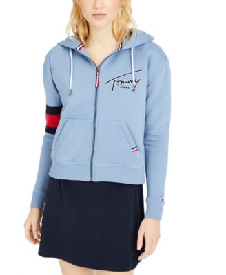 tommy jeans logo hoodie women's