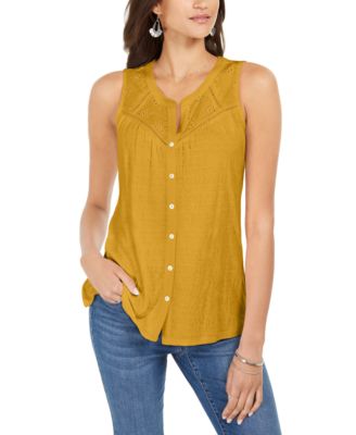 macy's women's style and co tops