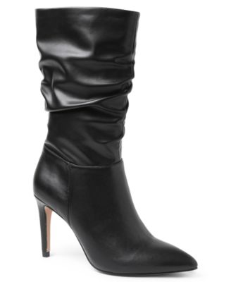 macys womens black dress boots