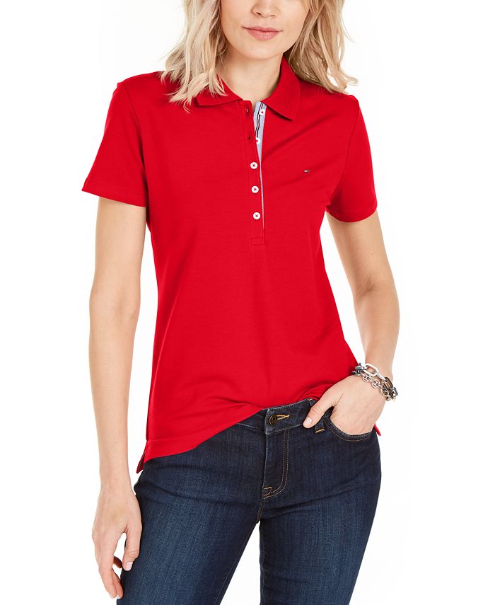 Tommy Hilfiger Logo-Embroidered Polo Shirt, Created for Macy's ...
