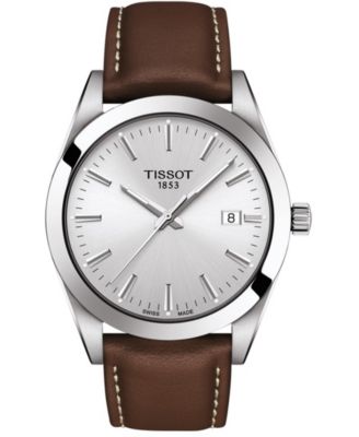 tissot leather strap