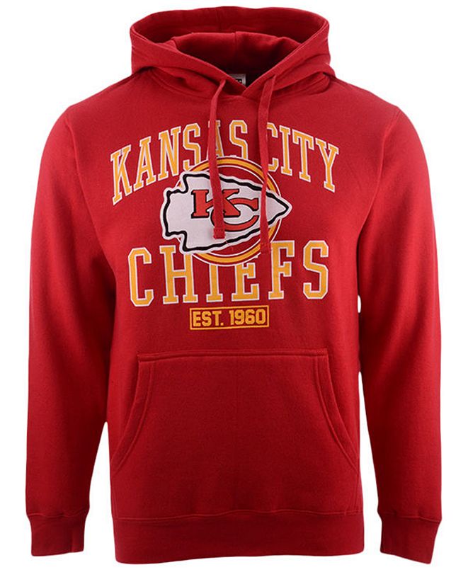 Authentic NFL Apparel Men's Kansas City Chiefs Established Hoodie ...