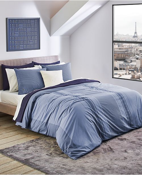 Lacoste Home Lacoste Anglet Twin Twin Xl Comforter Set Reviews Comforters Fashion Bed Bath Macy S