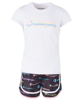 baby champion short set