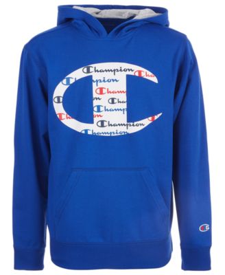 champion jacket kids blue