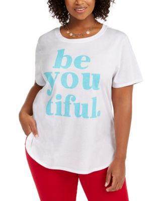 macys plus size t shirts