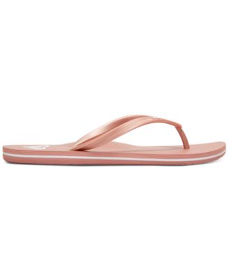 roxy azul flip flops