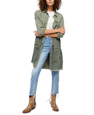 macys free people denim jacket