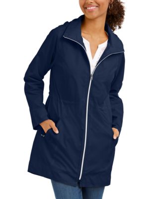 Style & Co Packable Hooded Anorak Jacket, Created For Macy's & Reviews ...