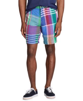 polo linen shorts