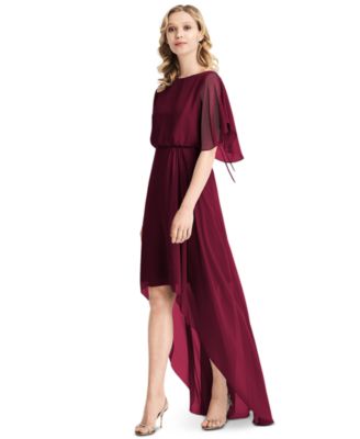 formal a line dress with sleeves