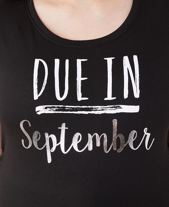 Motherhood Maternity Plus Due In™ Maternity Graphic Tee, Plus Size