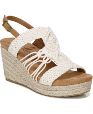 tan wedge espadrille sandals