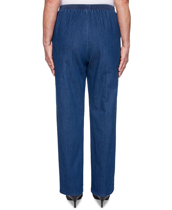 alfred dunner pull on jeans