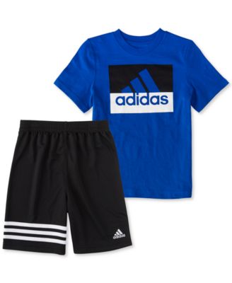 baby adidas shorts and shirt