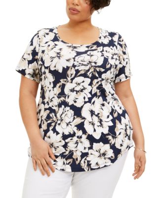 macy's plus size tops jm collection