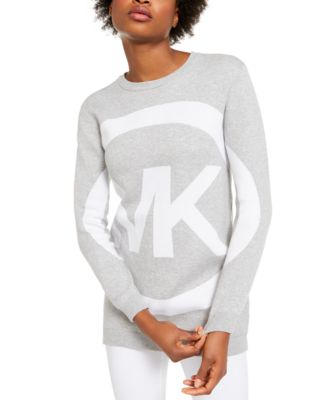 Michael Kors Cotton Circle-Logo Sweater 