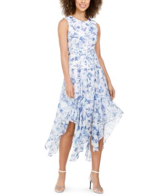 calvin klein handkerchief hem dress