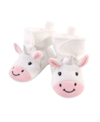unicorn baby booties