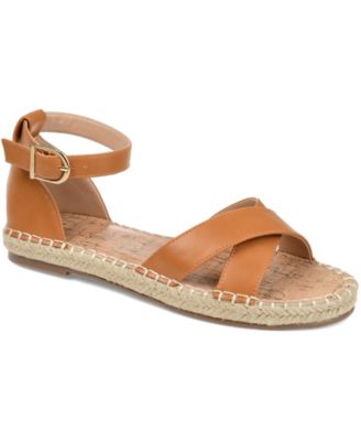 journee collection trinity espadrille platform sandal