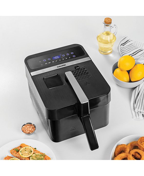 Kalorik 2in1 Digital Deep and Air Fryer, 3Qt. & Reviews Small