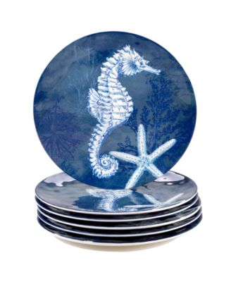 Сертифицированный международный меламин Oceanic Melamine, 6 шт. Тарелки для ужина