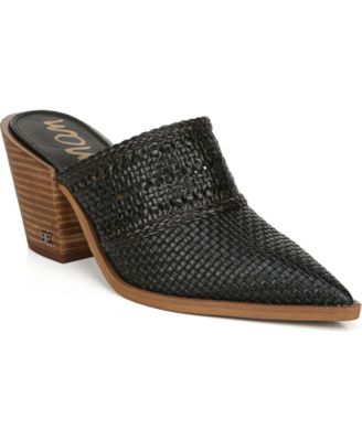 sam edelman leather mules