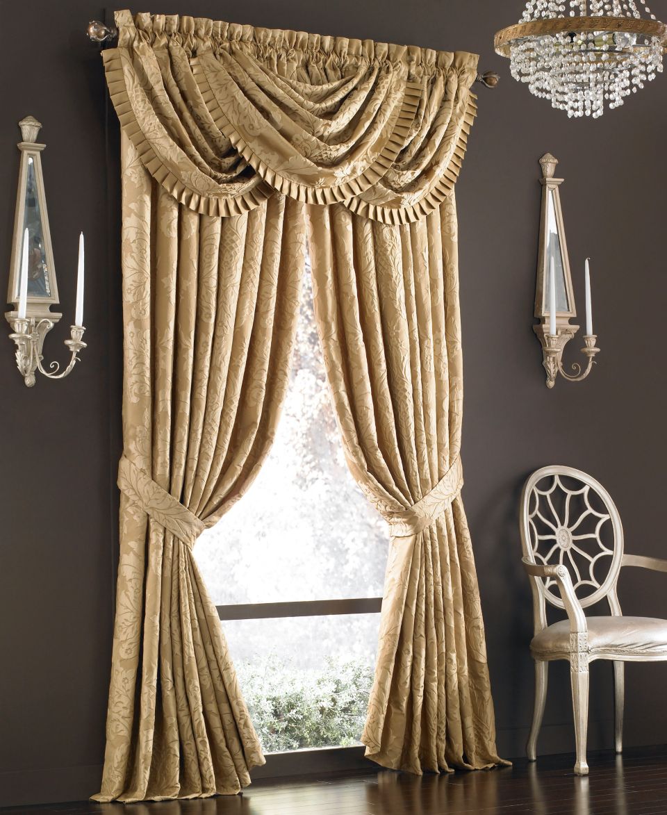 Queen Contessa 43 x 33 Waterfall Window Valance