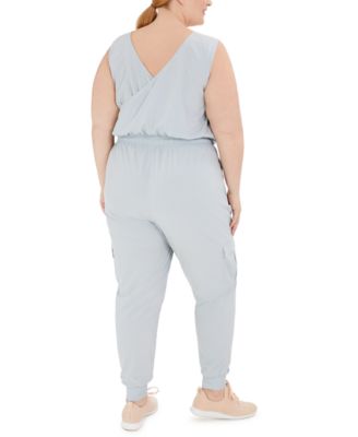 macys plus size white jumpsuits