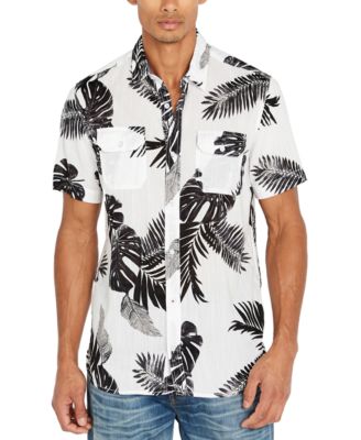 palm print shirt mens