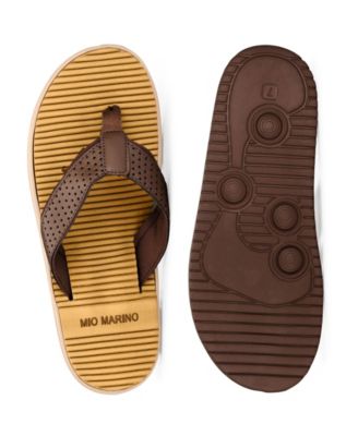 Mio Marino Men S Two Toned Memory Foam Beach Sandals Reviews All Men S Shoes Men Macy S