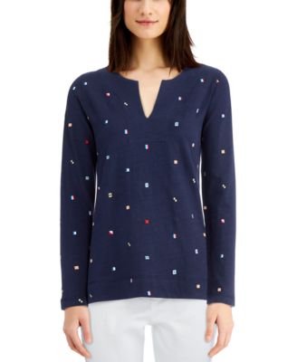 macys womens charter club blouses