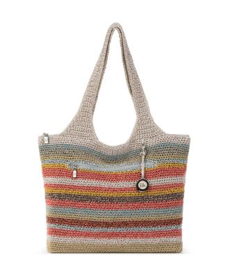 the sak large crochet tote