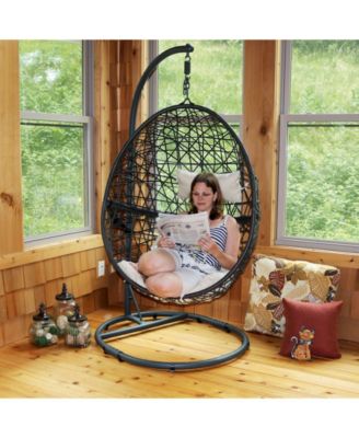 dustan wicker swing chair