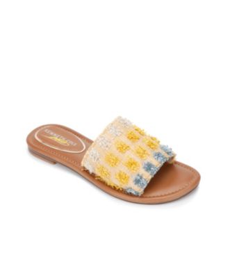 kenneth cole yellow sandals