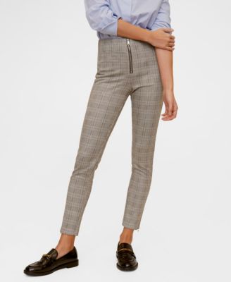 mango checkered pants