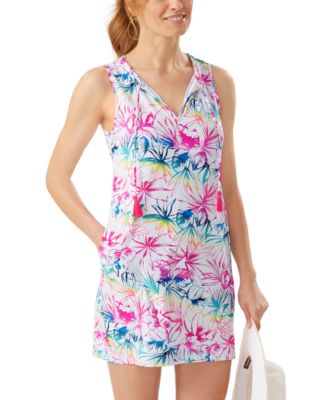 Tommy Bahama Printed Split-Neck Cover 