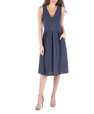 polka dot dress with pockets