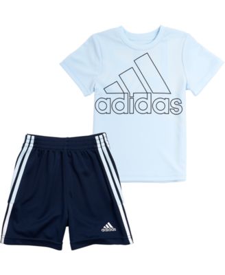 adidas Baby Boys 2-Pc. T-Shirt \u0026 Shorts 